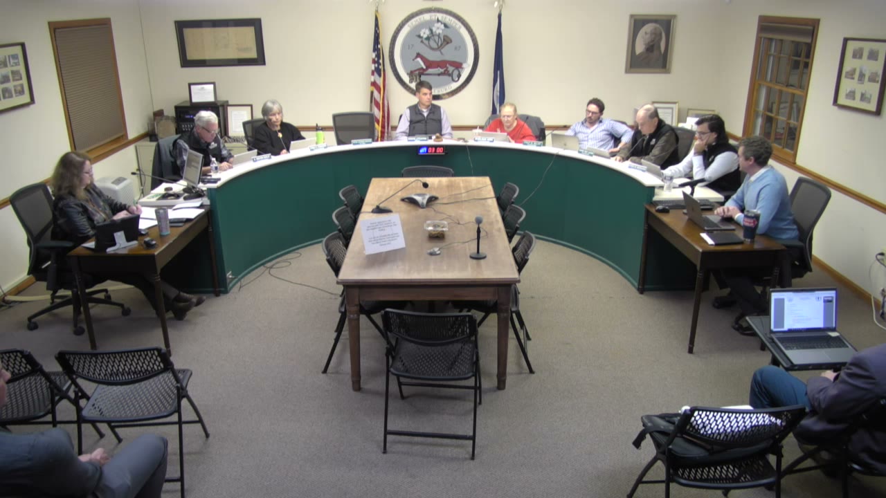 Middleburg Town Council, December 8, 2022. (Town of Middleburg meeting video)