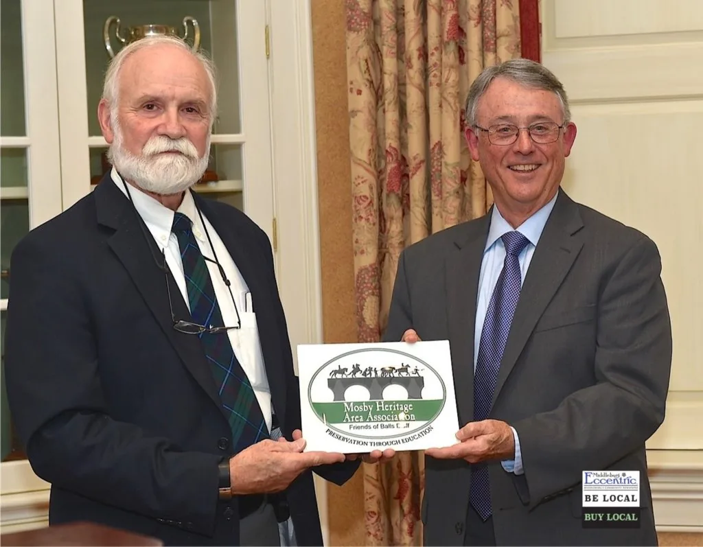 Jim Morgan and Jim Anderson of the Friends of Balls Bluff, By Douglas Lees