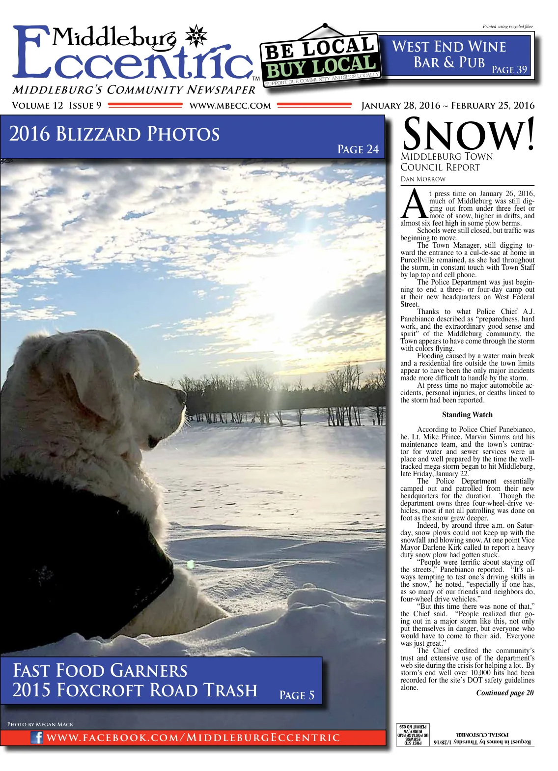 Photo by Megan Mack · Various snow photos