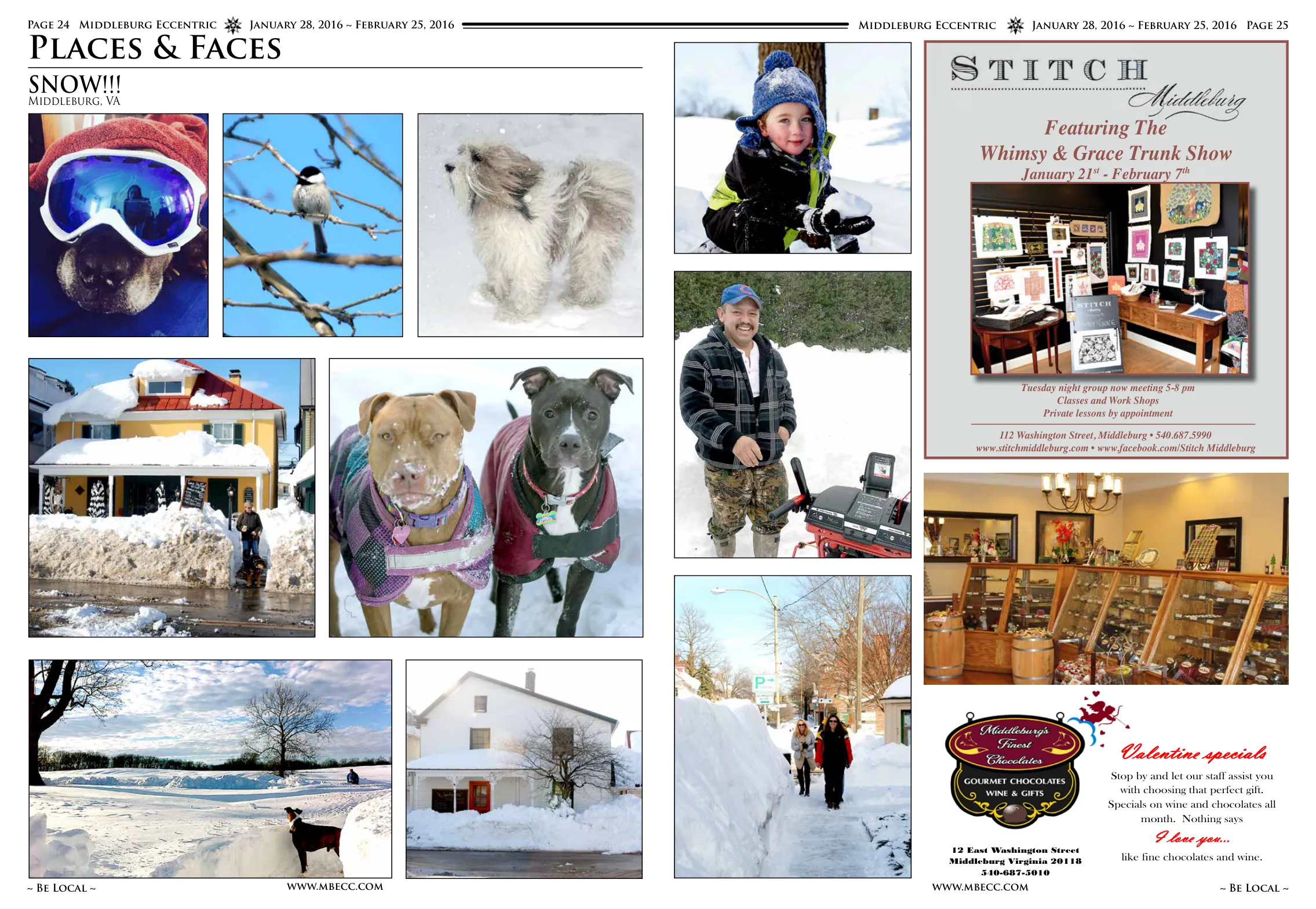 Various snow photos