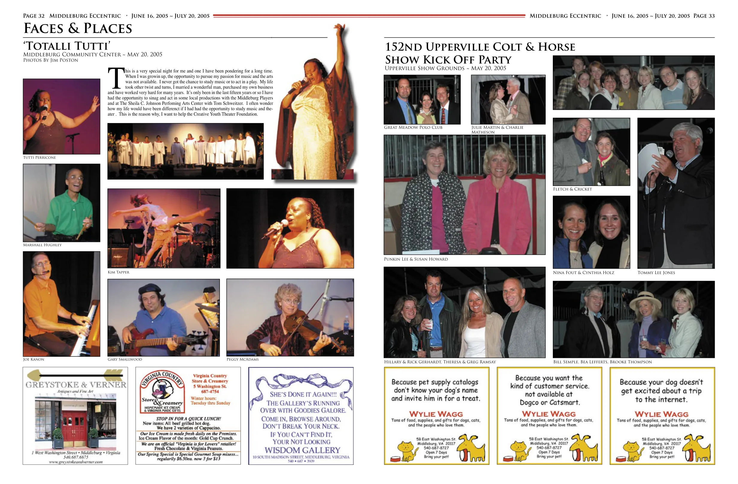 Punkin Lee & Susan Howard · Nina Fout & Cynthia Holz · Tommy Lee Jones · Fletch & Cricket · Great Meadow Polo Club · Julie Martin & Charlie Matheson · Hillary & Rick Gerhardt, Theresa & Greg Ramsay · Bill Semple, Bea Lefferts, Brooke Thompson