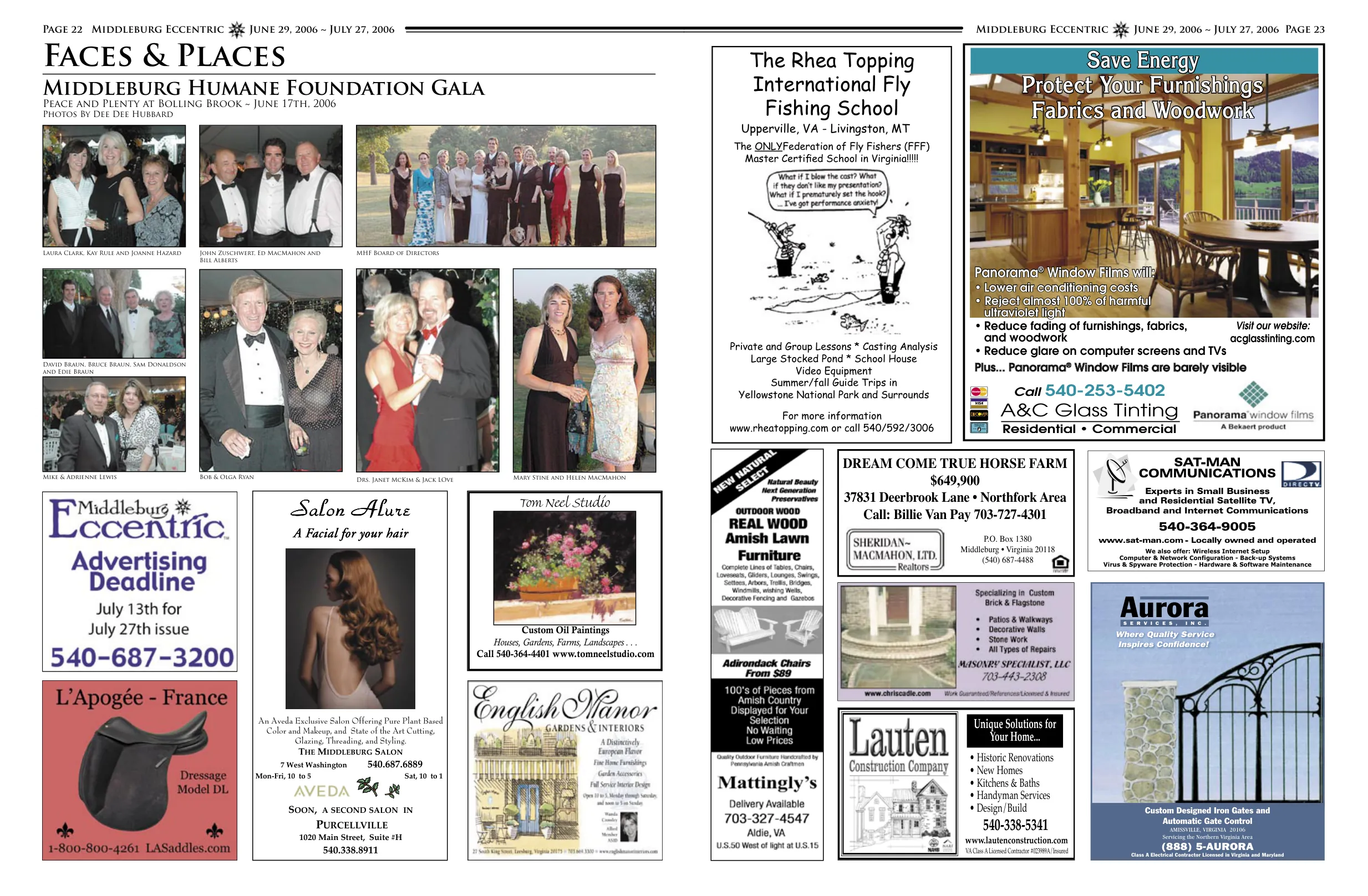 Laura Clark, Kim Hurst and Joanne Hazard · David Braun, Bruce Braun, Sam Donaldson and Edie Braun · Mike & Adrienne Lewis · John Zuschwert, Ed MacMahon and Bill Alberts · Bob & Olga Ryan · Drs. Janet McKim & Jack Love · Mary Stine and Helen MacMahon · Guests at MHF Gala
