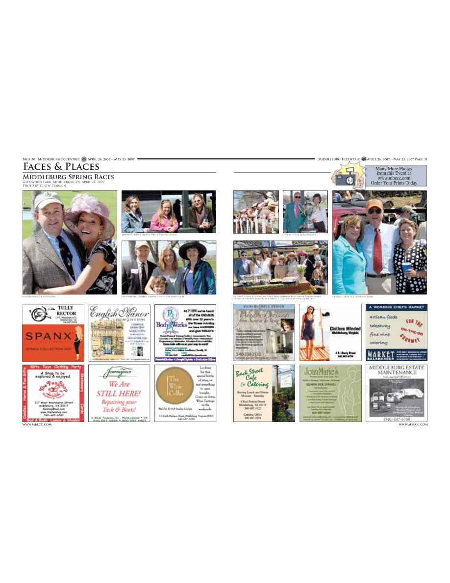 John Lindamood & Toye Halpin · Jim Atkins, Will Driskell, Lizanne Driskell and Sandi Atkins · Jennifer Perkins, Elizabeth Wiley & Virginia Jackson · Stephen Plescow, Julie Giuliani, Cindy Bapst, Stephanie Bates, Judith Plescow, Randy Thomason, Kimberly Jackson, Rick Perkin, Ellia Guianne and Brigita the dog · Virginia Jenkins, Doc & Carolyn Saffer · Lewis Wiley and Laura Wolcott