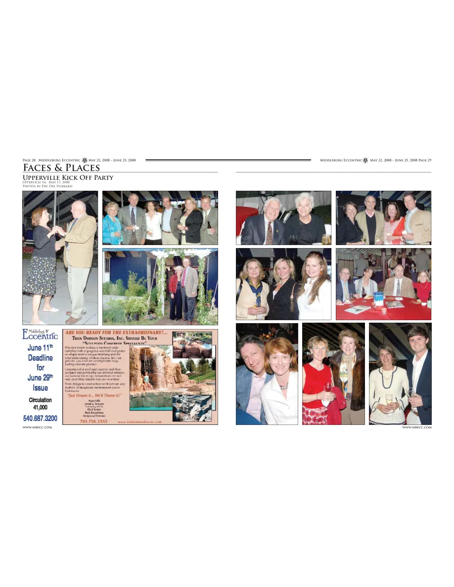Guests at the Upperville Kick Off Party