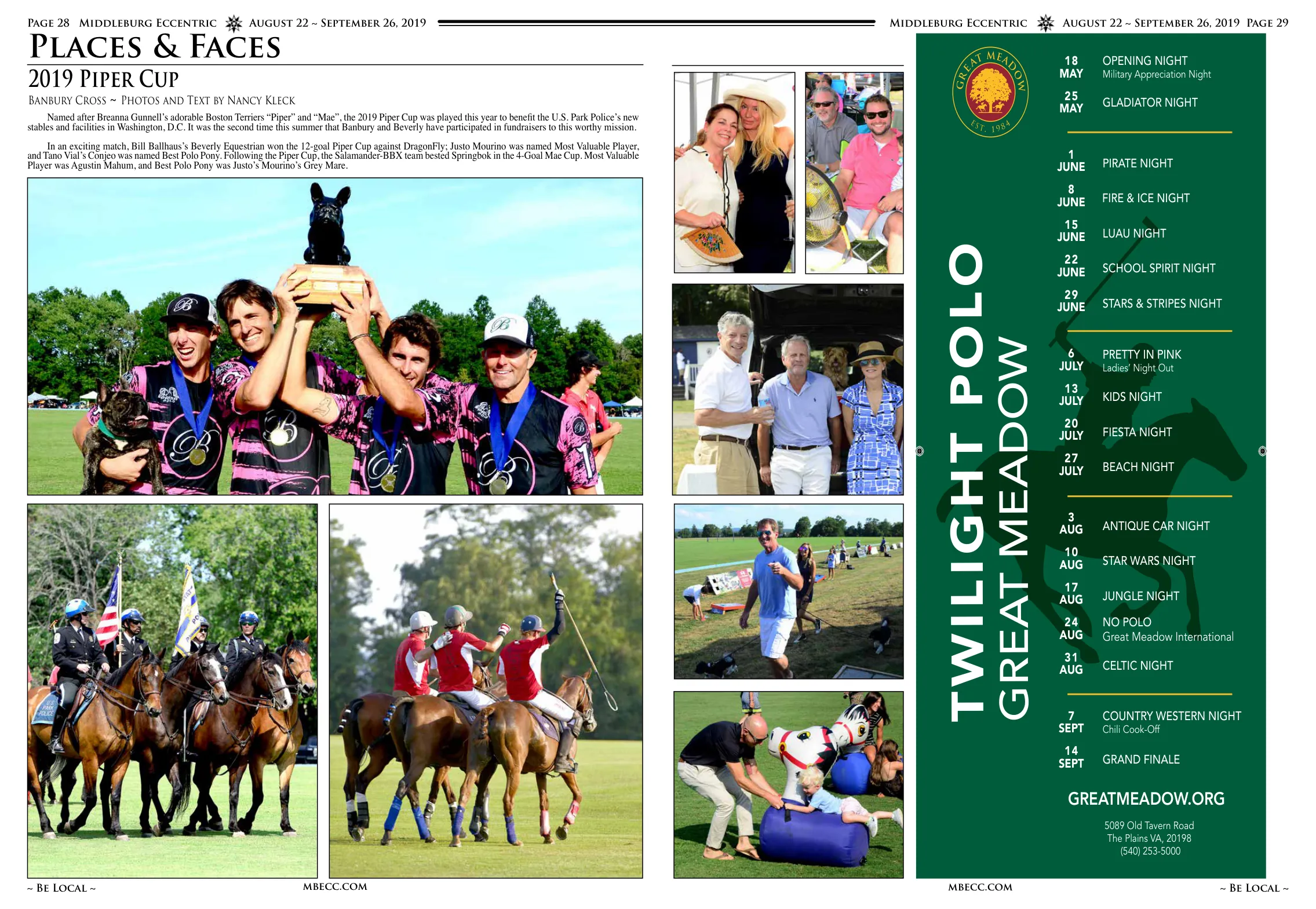 Beverly Equestrian polo team with trophy and adorable Boston Terriers · Polo players at match · Polo players in action