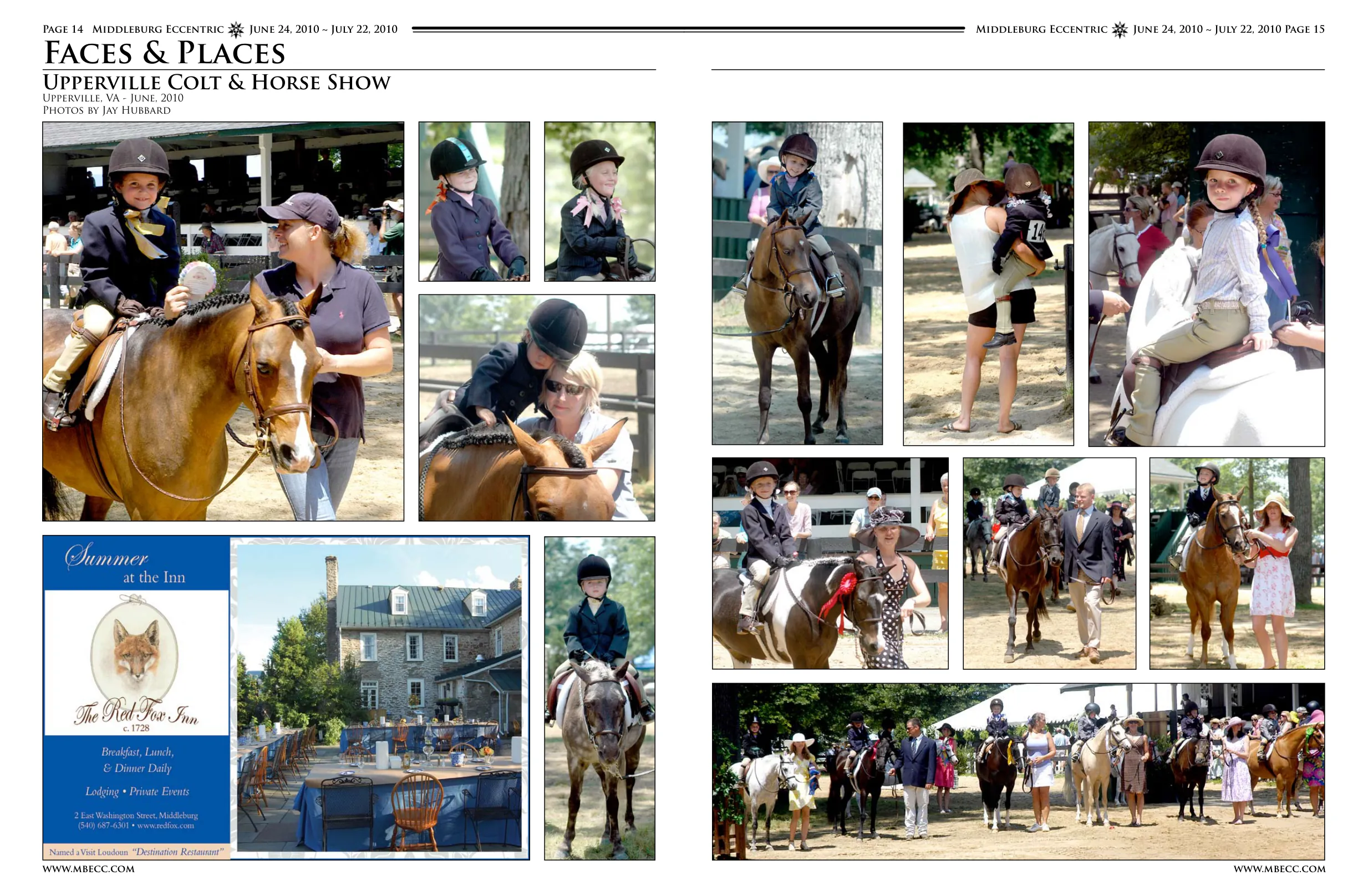Photo credit Al Cook Photography - various riders and horses · Photo by Jay Hubbard - various scenes from the show · Photo by Teresa Ramsay - various riders and horses at the show