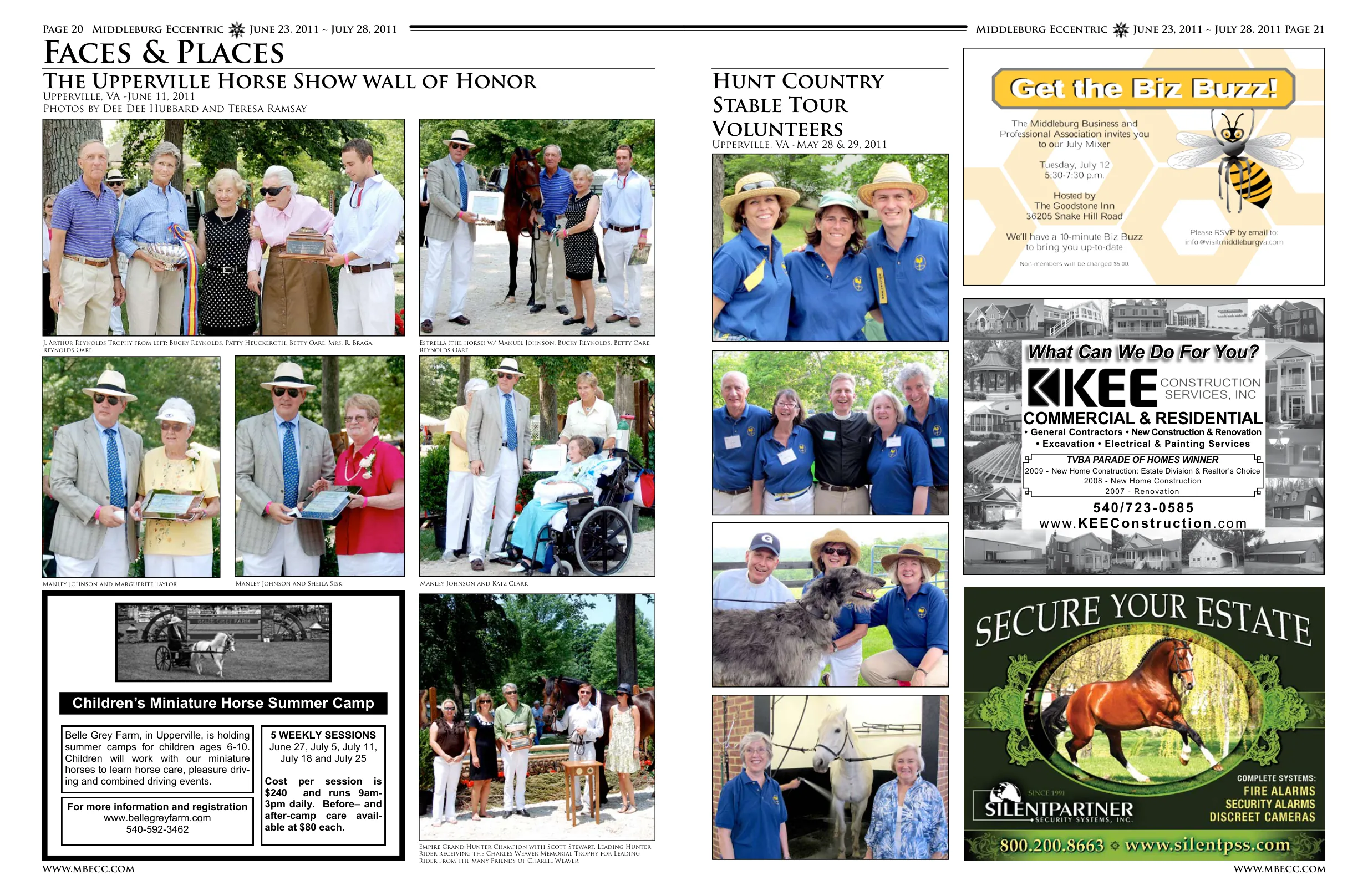 Volunteers at Hunt Country Stable Tour