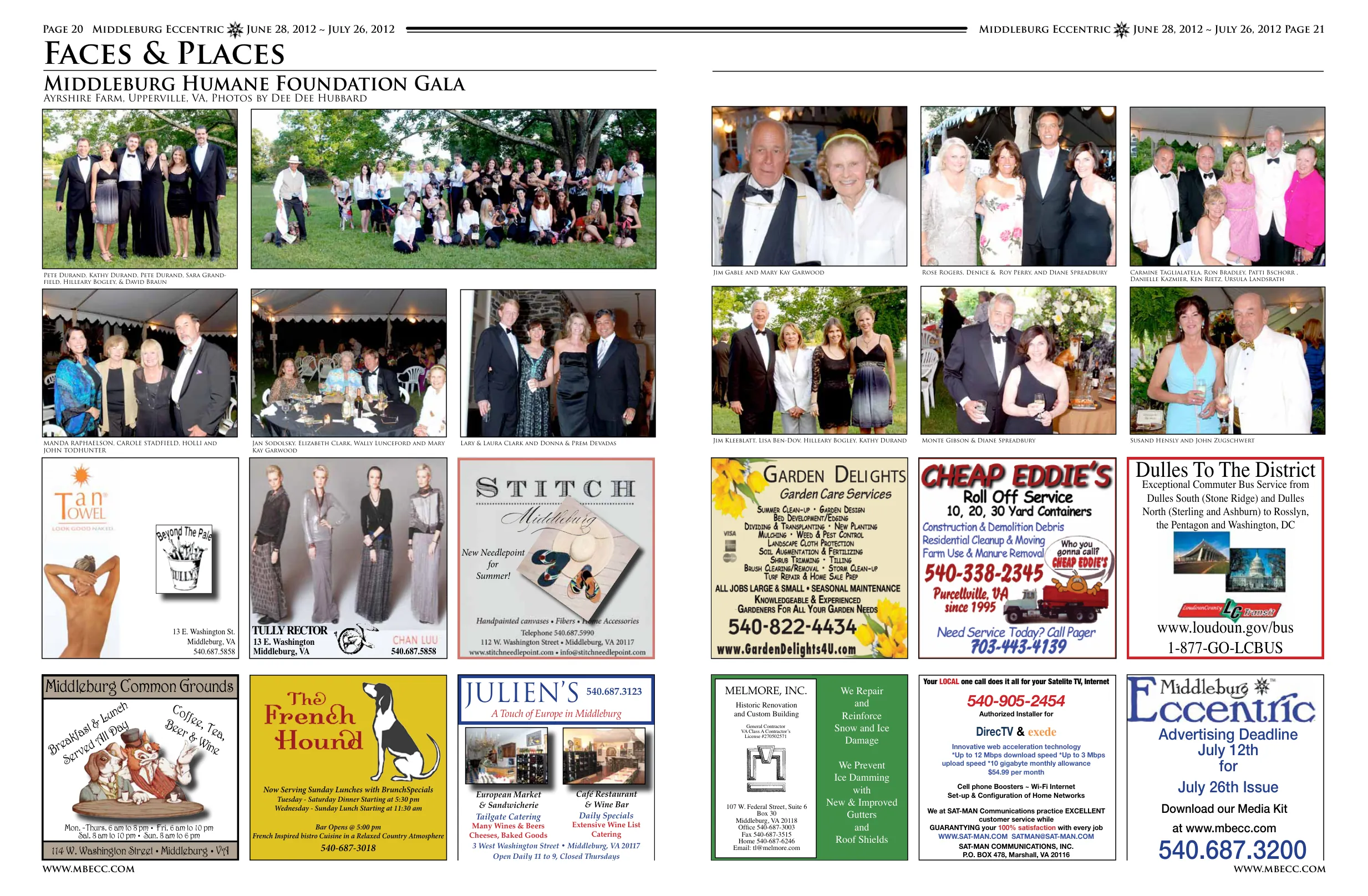 Jim Kleeblatt, Lisa Ben-Dov, Hilleary Bogley, Kathy Durand · Monte Gibson & Diane Spreadbury · Susand Hensly and John Zugschwert · Jim Gable and Mary Kay Garwood · Jim Slonaker, Elizabeth Clark, Wally Lunceford and Mary Kay Garwood · Lary & Laura Clark and Donna & Prem Devadas · Jim & Lialla Carter with Duane & Phyllis Penniman · Jim Kleeblatt, Elizabeth Clark, Wally Lunceford and Mary Kay Garwood · Jan Sodolsky, Elizabeth Clark, Wally Lunceford and Mary Kay Garwood
