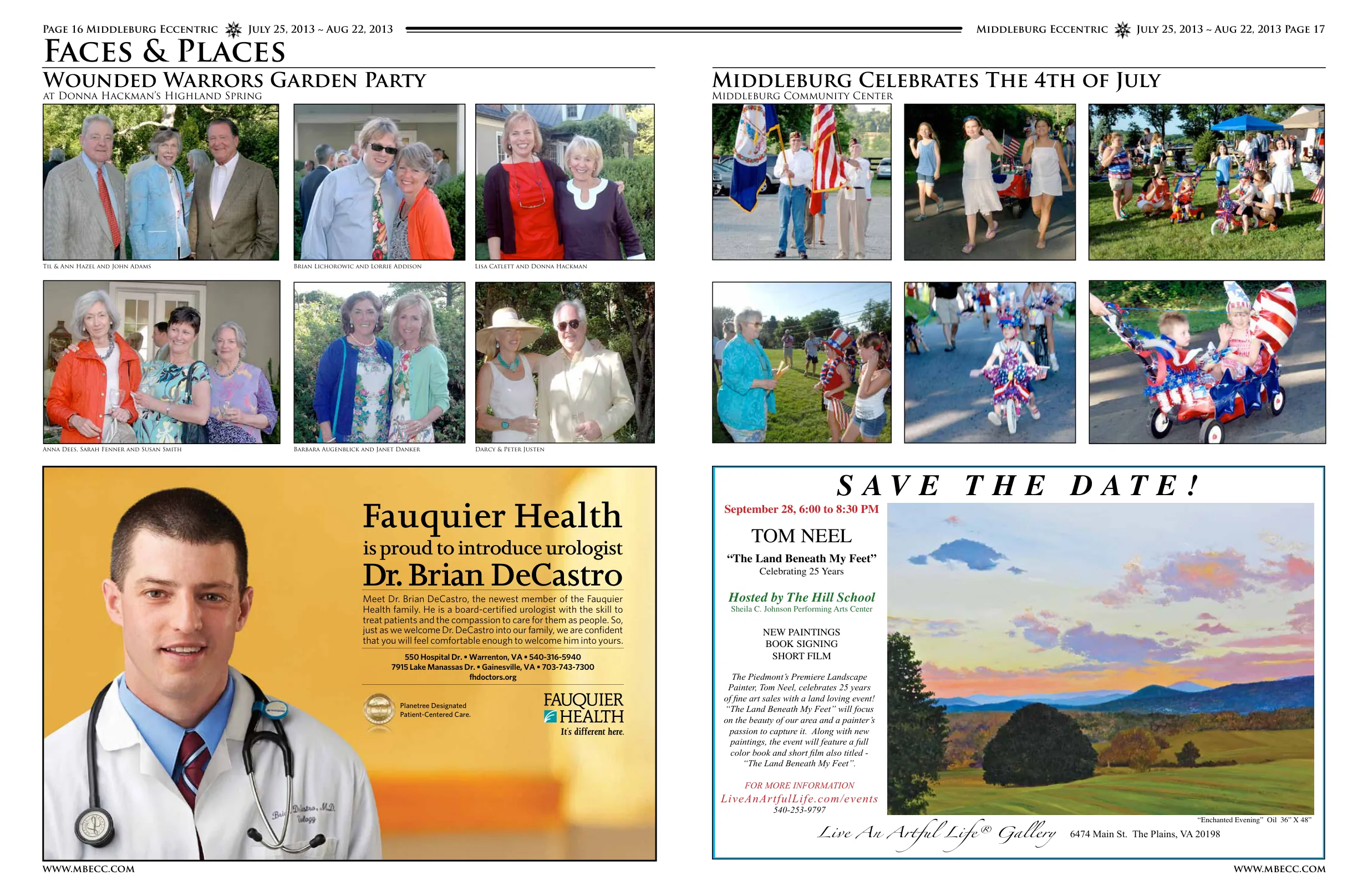 Darcy & Peter Justen · Brian Lichorowic and Lorrie Addison · Lisa Catlett and Donna Hackman · Barbara Augenblick and Janet Danker · Til & Ann Hazel and John Adams · Anna Dees, Sarah Fenner and Susan Smith
