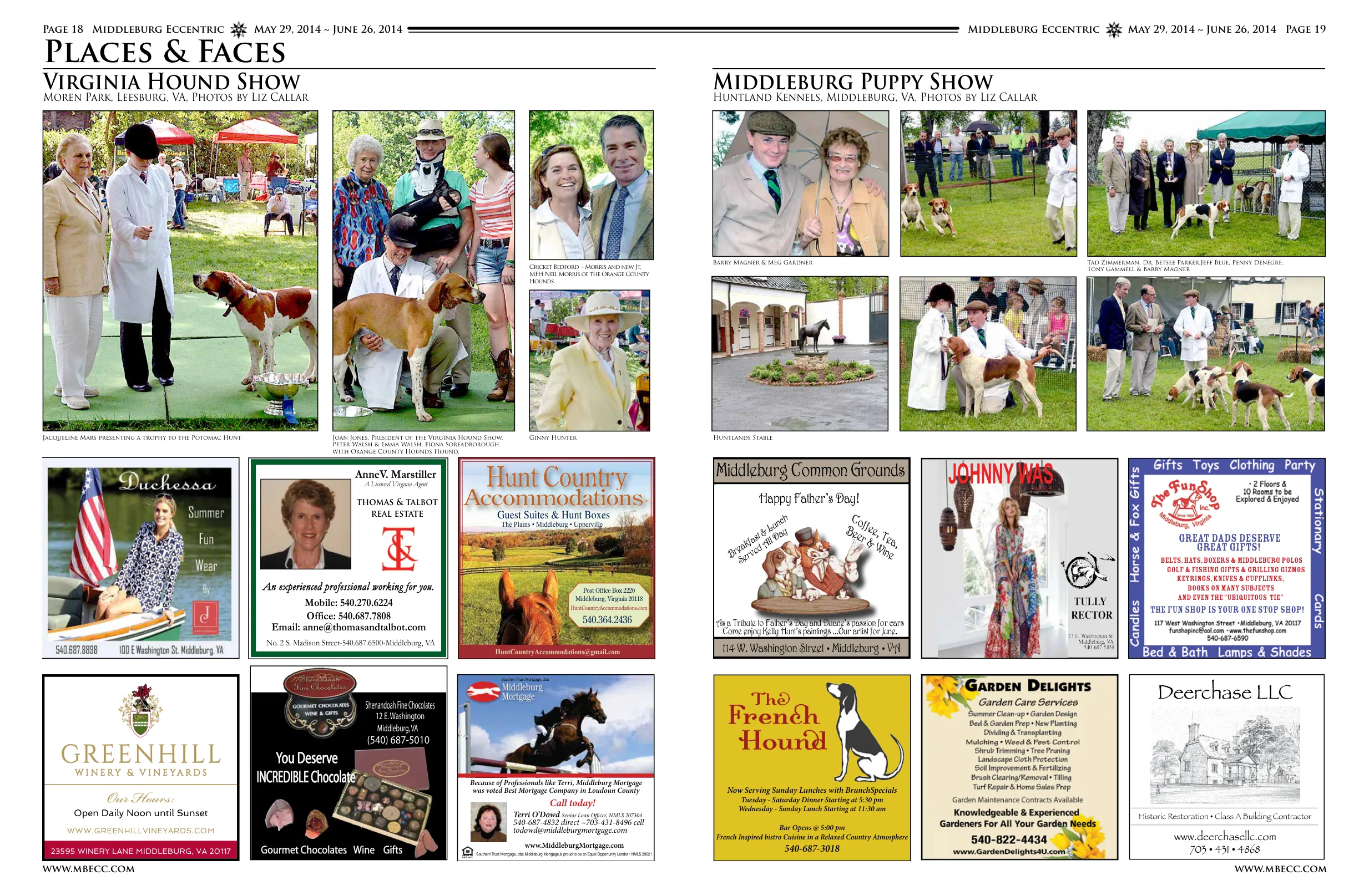 Valerie Berkowitz - Middleburg, Kevin Cheetham -Berlin, Germany · Barry Magner & Meg Gardner · Huntlands Stable · Tad Zimmerman, Dr. Betsee Parker, Jeff Blue, Penny Denegre, Tony Gammell & Barry Magner · Hound with Cross Country Blue, Dr. Betsee Parker, Jeff Blue, Penny Denegre, Tony Gammell & Barry Magner · Huntlands Stable · Kay Fitzwilliam, Dr. Betsee Parker, Bill, Penny Denegre, Tony Gammell & Barry Magner, Megan Caulfield & Tad Zimmerman · Huntlands Stable
