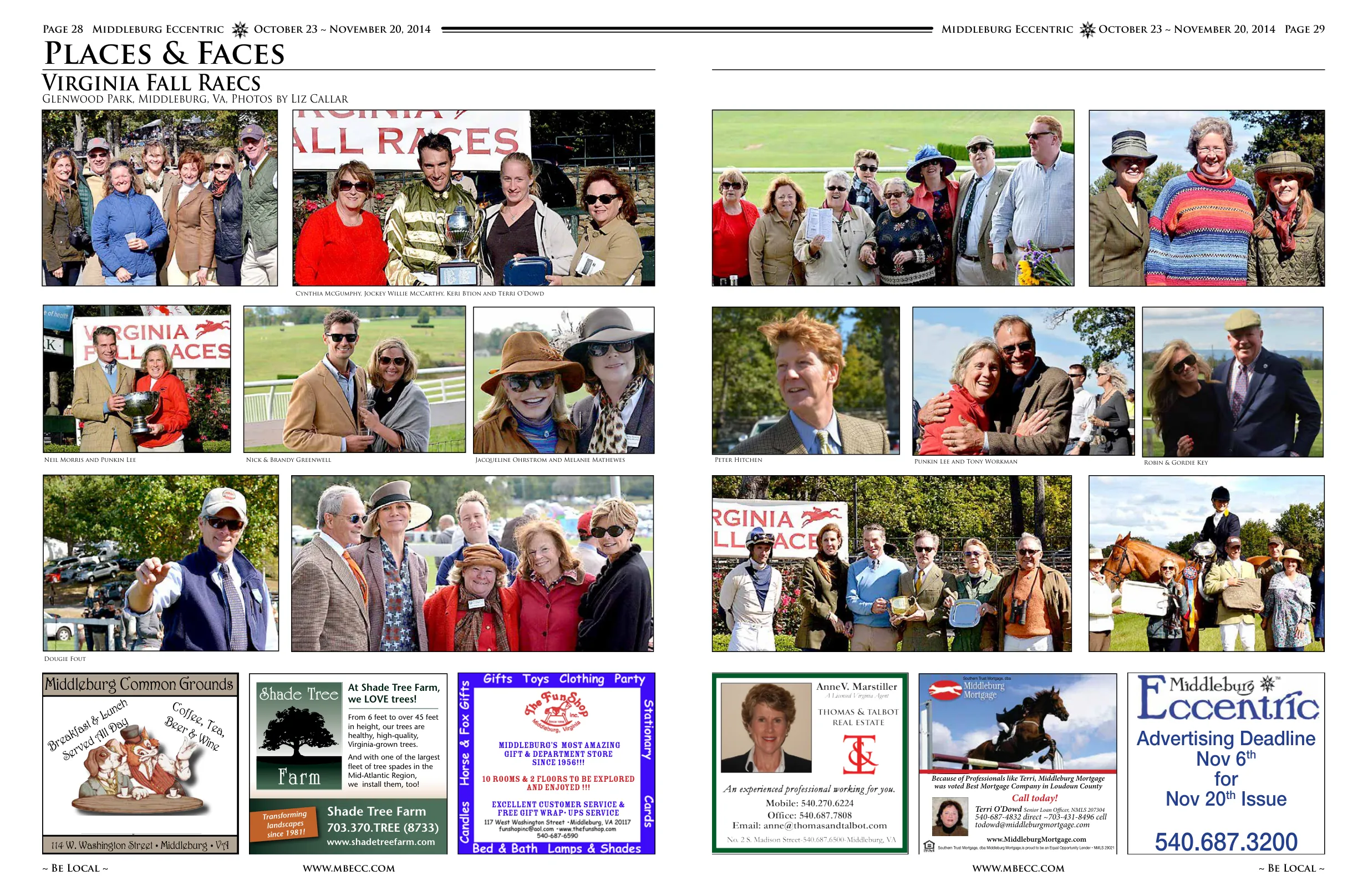 Neil Morris and Punkin Lee · Nick & Brandy Greenwell · Jacqueline Ohrstrom and Melanie Mathewes · Punkin Lee and Tony Workman · Robin & Gordie Key · Dougie Fout · Cynthia McGumphy, Jockey Willie McCarthy, Keri Btion and Terri O'Dowd · Peter Hitchen · Various photos from the event