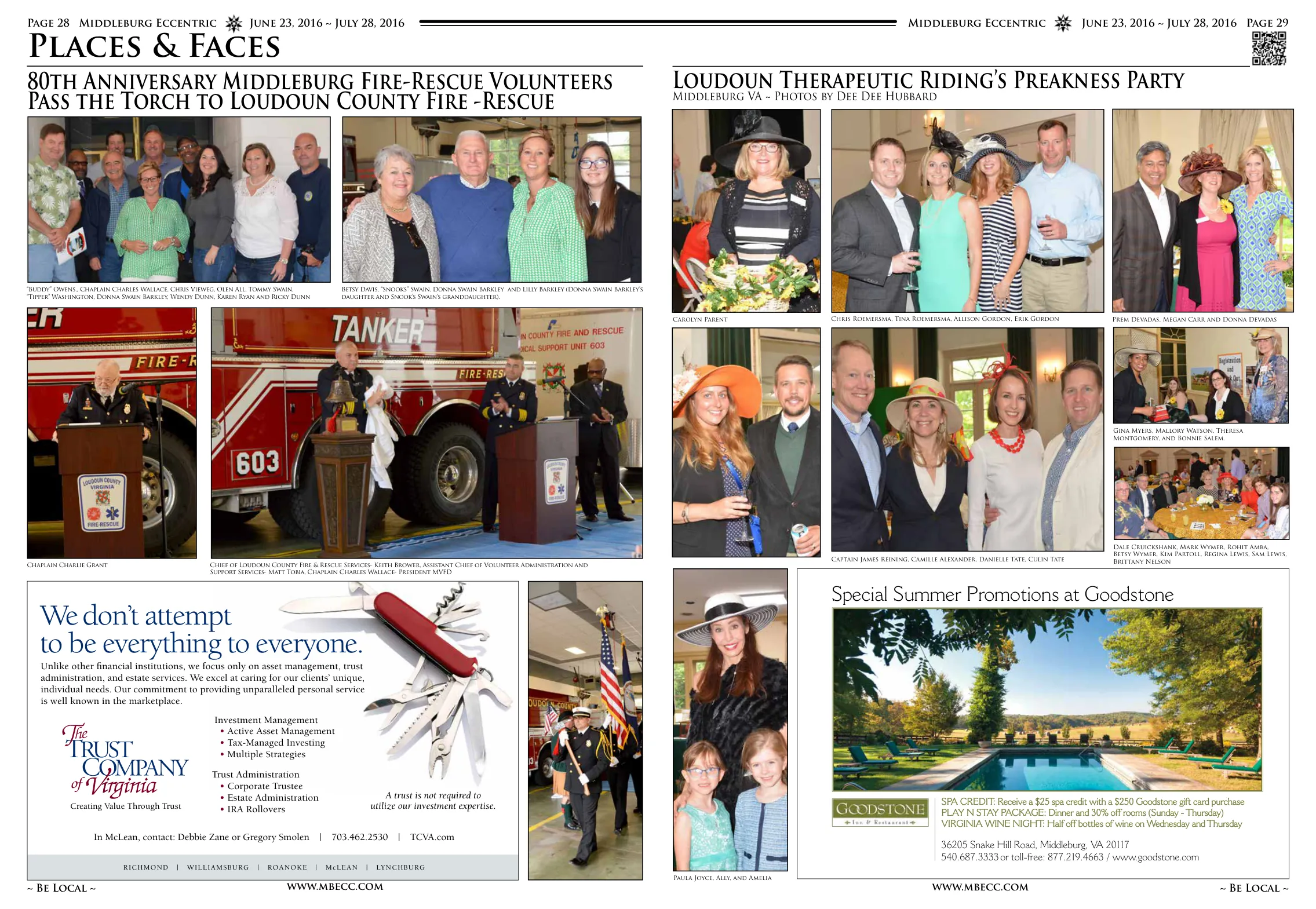 Carolyn Parent · Chris Roemersma, Tina Roemersma, Allison Gordon, Erik Gordon Prem Devadas, Megan Carr and Donna Devadas · Gina Myers, Mallory Watson, Theresa Montgomery, and Bonnie Salem · Captain James Reining with staff · Paula Joyce, Ally, and Amelia · Party attendees and activities