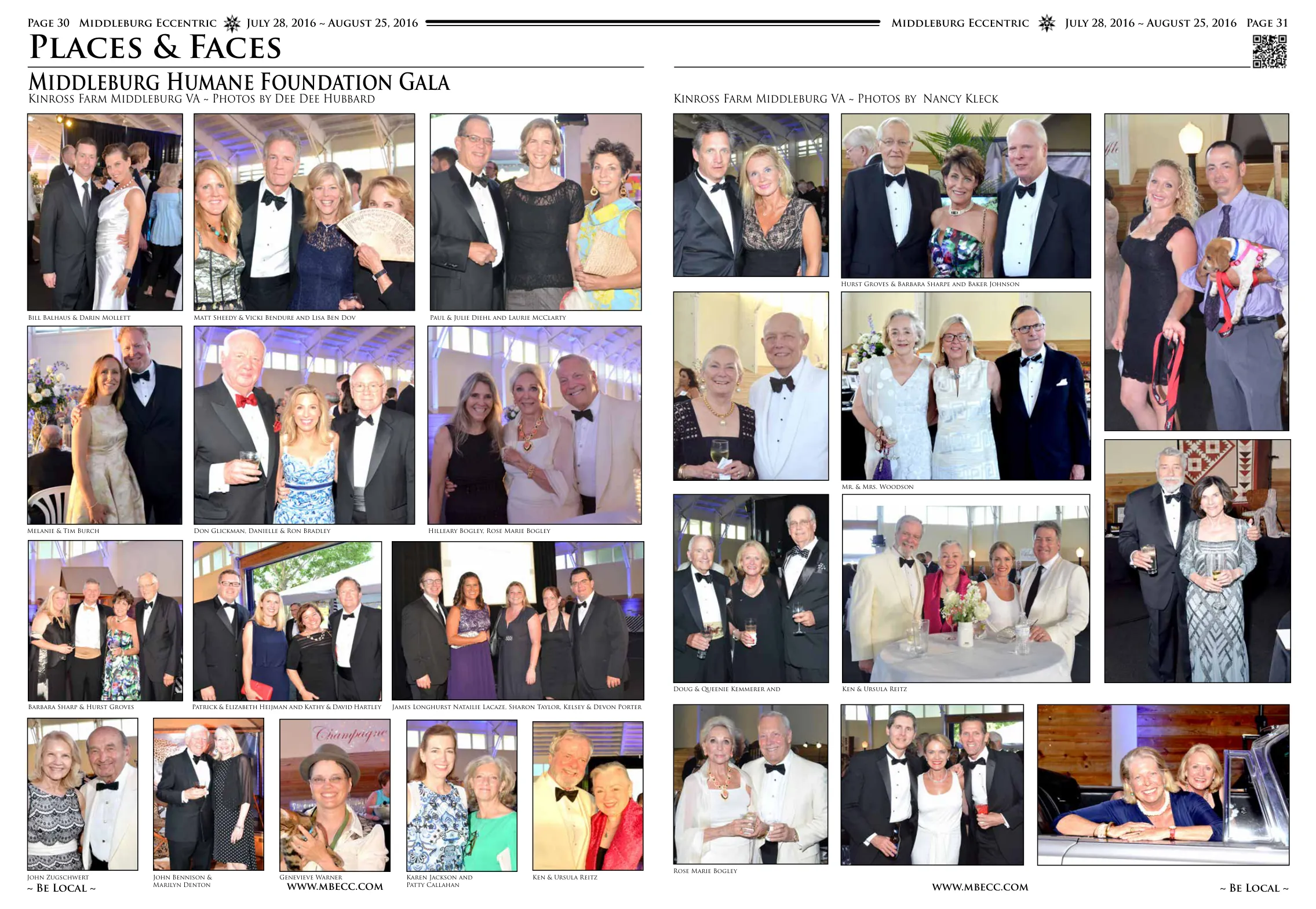 Bill Balhaus & Darin Mollett · Matt Sheedy & Vicki Bendure and Lisa Ben Dov · Paul & Julie Diehl and Laurie McClarty · Melanie & Tim Burch · Don Glickman, Danielle & Ron Bradley · Hilleary Bogley, Rose Marie Bogley · Barbara Sharp & Hurst Groves · Patrick & Elizabeth Heijman and Kathy & David Hartley · James Longhurst · Natailie Lacaze, Sharon Taylor, Kelsey & Devon Porter · John Zugschwert · Karen Jackson and Ken & Ursula Reitz · Patty Callahan · John Bennison & Genevieve Warner · Marilyn Denton · Stuart Groves & Barbara Sharpe and Baker Johnson · Rose Marie Bogley · Doug & Queenie Kemmerer and Ken & Ursula Reitz · Jill & Hurst Groves · Hurst Groves · Hilleary Bogley, Rose Marie Bogley · Darin Smellett and Donna Devadas · Mike & Wendy Smith