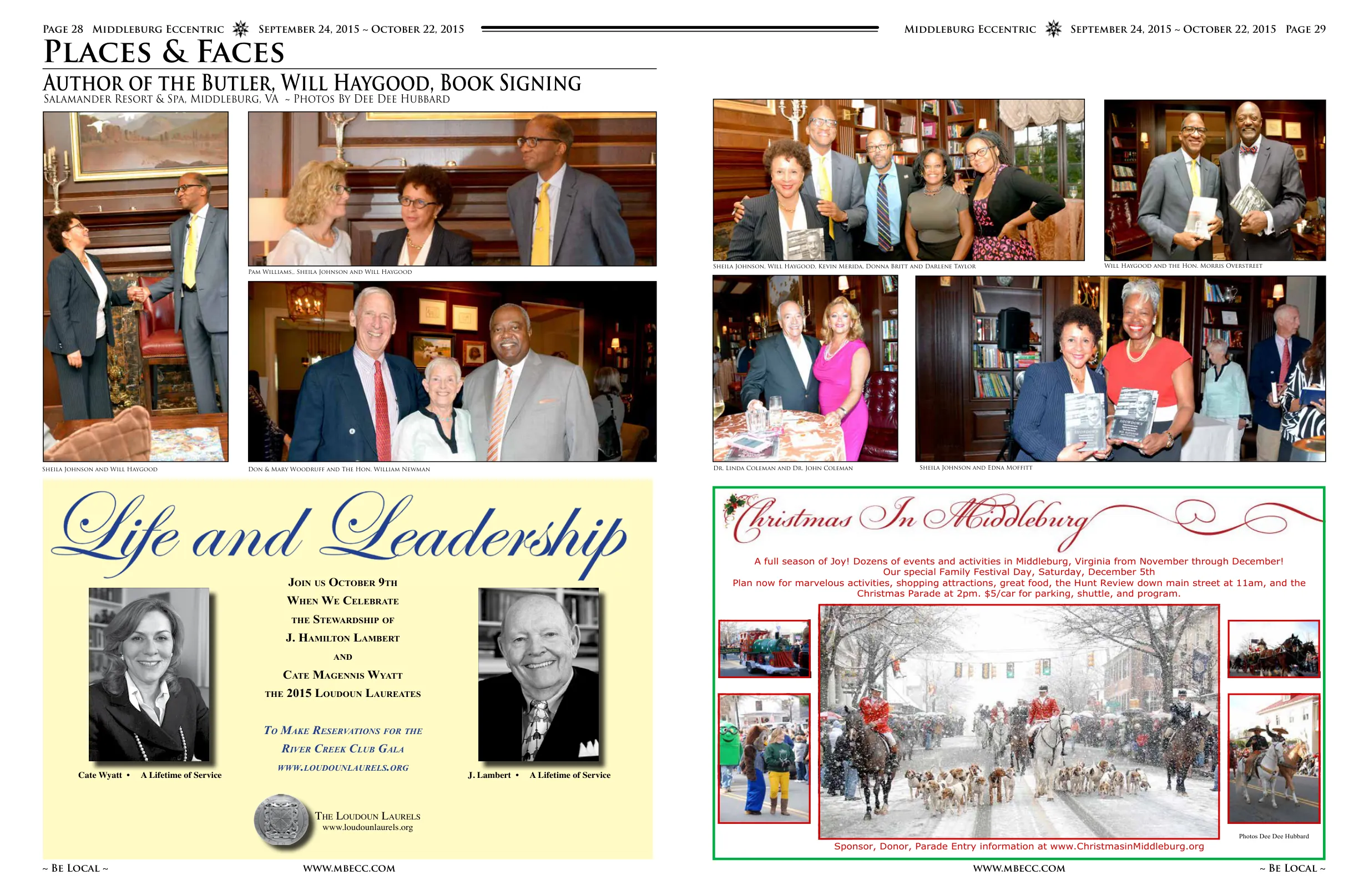 Pam Williams, Sheila Johnson and Will Haygood · Sheila Johnson and Will Haygood · Don & Mary Woodruff and The Hon. William Newman · Sheila Johnson, Will Haygood, Kevin Merida, Donna Britt and Darlene Taylor · Dr. Linda Coleman and Dr. John Coleman · Sheila Johnson and Edna Moffitt · Marc Williamson, Theresa Johnsonand Will Haygood · Sheila Guthrie, Will Haygood, Kevin Merida, Donna Britt and Darlene Taylor · Will Haygood and the Hon. Morris Overstreet · Don & Mary Woodruff and The Hon. William Newman · Dr. Linda Coleman and Dr. John Coleman · Sheila Johnson and Edna Moffitt