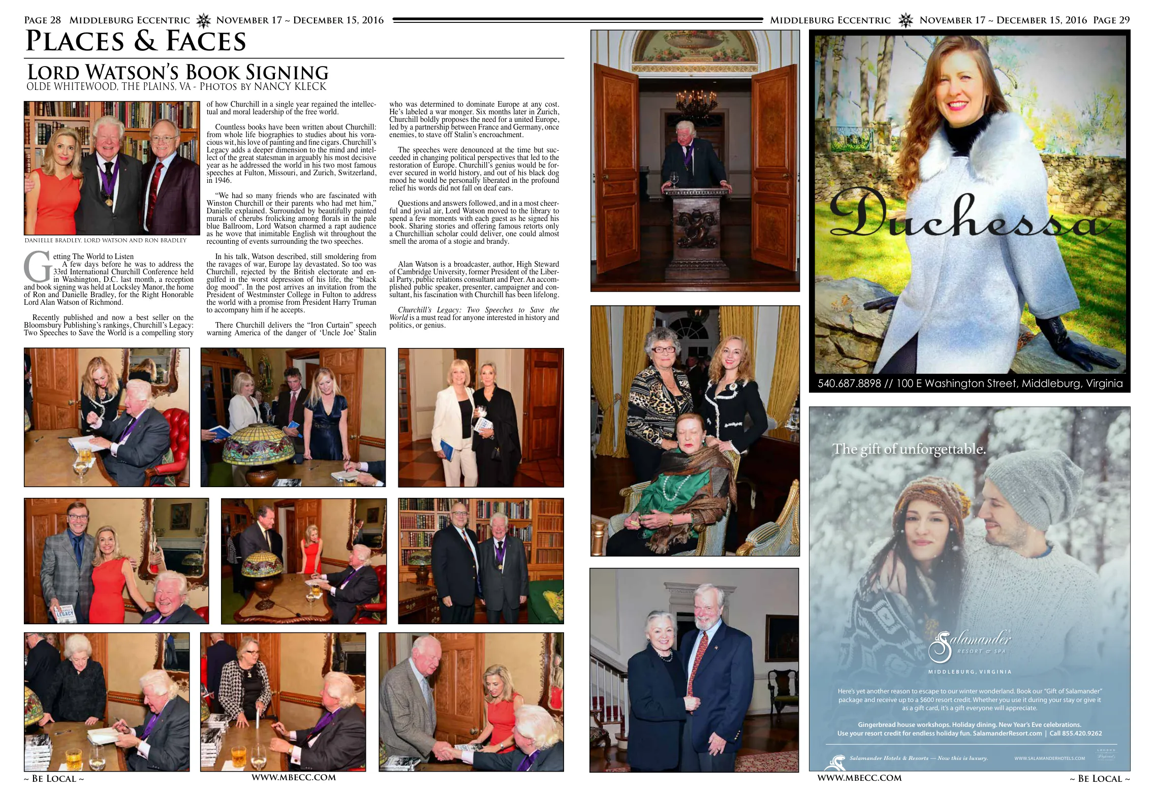 Danielle Bradley, Lord Watson and Ron Bradley