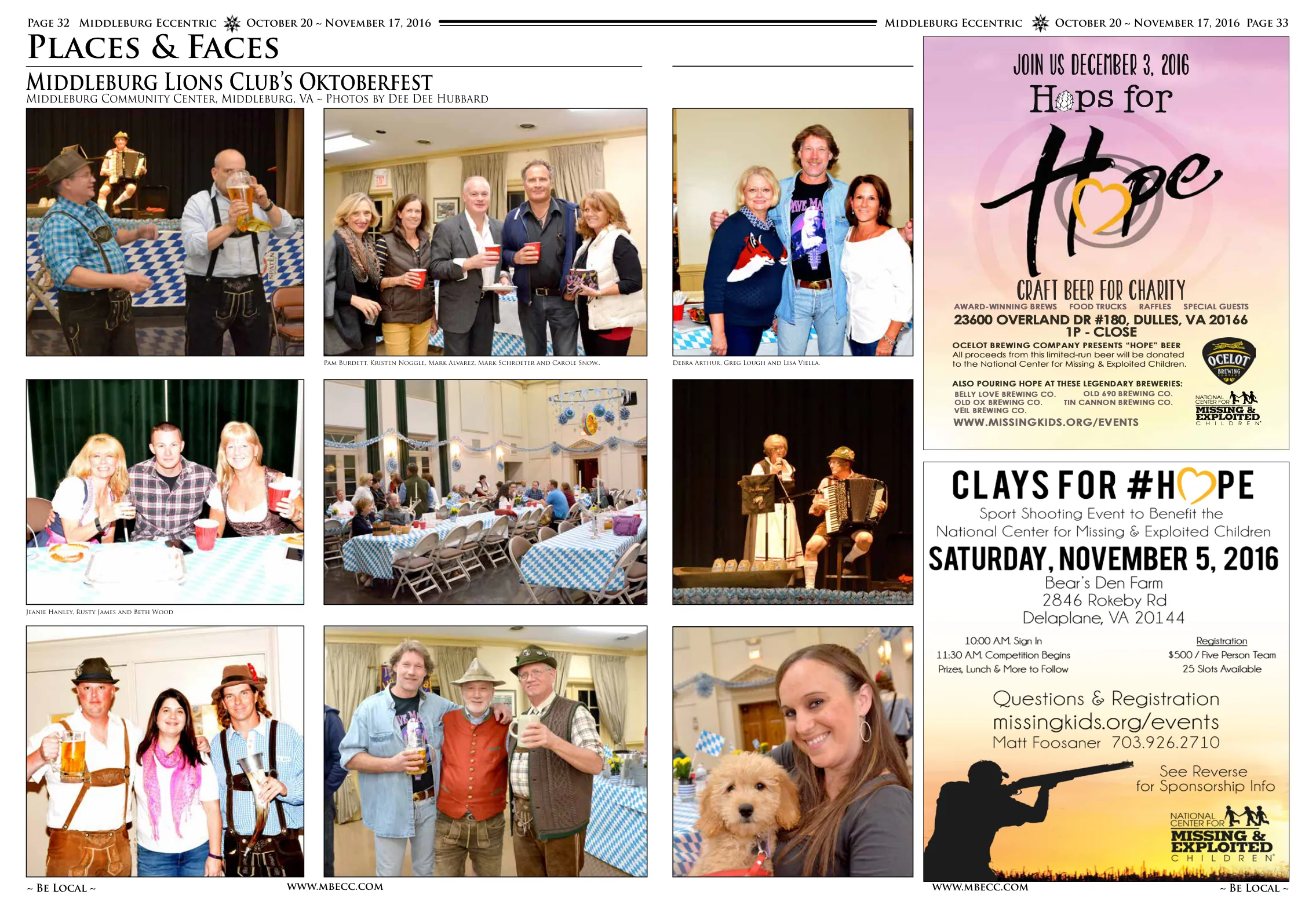 Pam Burdett, Kristen Noggle, Mark Alvarez, Mark Schroeter and Carole Snow · Debra Arthur, Greg Lough and Lisa Viella · Jeanie Hanley, Rusty James and Beth Wood